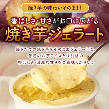 【マツコの知らない世界で紹介！】焼き芋屋さんの熟成おいもジェラート 濃さ3種